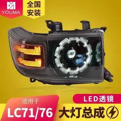 LED Headlight Assembly with Daytime Running Lights (DRL) for Toyota Land Cruiser LC71 LC76 LC78 LC79 LED Headlight Assembly with Daytime Running Lights (DRL) for Toyota Land Cruiser LC71 LC76 LC78 LC79