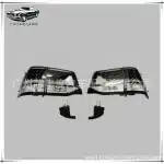 Rear Tail Light Assembly Smoke Black Lens for Toyota Land Cruiser 200 FJ200 2016-2021, Modified Performance Taillights