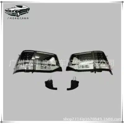 Rear Tail Light Assembly Smoke Black Lens for Toyota Land Cruiser 200 FJ200 2016-2021, Modified Performance Taillights Rear Tail Light Assembly Smoke Black Lens for Toyota Land Cruiser 200 FJ200 2016-2021, Modified Performance Taillights