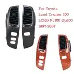 Center Console Dashboard Air Conditioning Vent Assembly Trim for 1997-2007 Toyota Land Cruiser LC100 FJ100 & Lexus LX470
