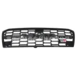 GR Style Front Upper Grille with LED Lights for 2006 Toyota Land Cruiser LC100 Series, ABS Matte Black