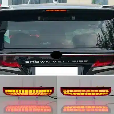 LED Third High Mount Brake Light for 2024 Toyota Alphard Vellfire 40 Series / Prado LC250, Dragon Scale Dynamic Turn Signal & Flash LED Third High Mount Brake Light for 2024 Toyota Alphard Vellfire 40 Series / Prado LC250, Dragon Scale Dynamic Turn Signal & Flash