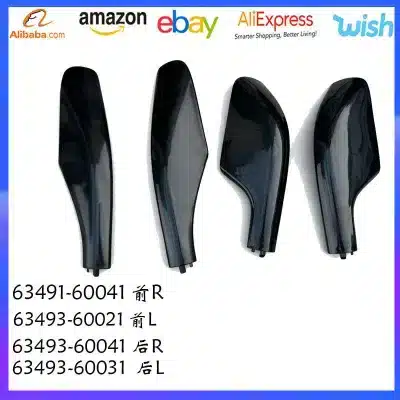 Roof Rack Rail End Cap Decorative Cover for 1998-2007 Toyota Land Cruiser LC100 4700 4500 & Lexus LX470, ABS Plastic Roof Rack Rail End Cap Decorative Cover for 1998-2007 Toyota Land Cruiser LC100 4700 4500 & Lexus LX470, ABS Plastic