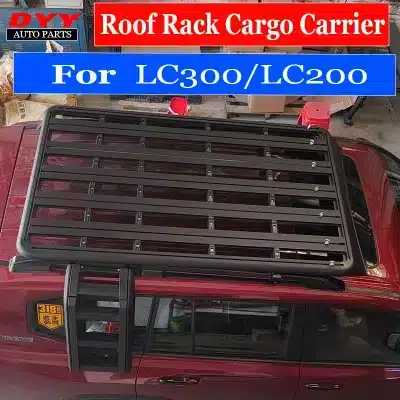 Heavy-Duty Rear Folding Tailgate Ladder for Toyota Land Cruiser LC100 LC200 LC300, Black Roof Rack Access Step Heavy-Duty Rear Folding Tailgate Ladder for Toyota Land Cruiser LC100 LC200 LC300, Black Roof Rack Access Step