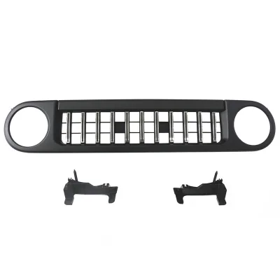 Front Bumper Grille Vertical Slat Trim for 2007-2022 Toyota FJ Cruiser, Matte Black ABS Front Air Intake Guard Front Bumper Grille Vertical Slat Trim for 2007-2022 Toyota FJ Cruiser, Matte Black ABS Front Air Intake Guard