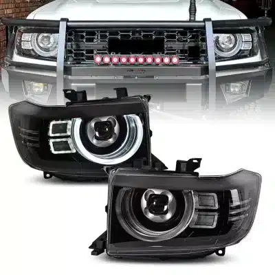 Full LED Headlight Assembly Replacement for Toyota Land Cruiser LC70 LC71 LC76 LC79 1984-2023, IP68 Waterproof Full LED Headlight Assembly Replacement for Toyota Land Cruiser LC70 LC71 LC76 LC79 1984-2023, IP68 Waterproof