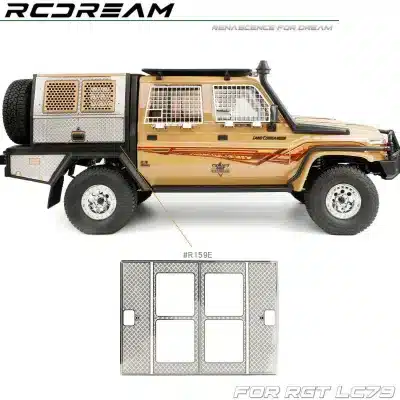 Rcdream Metal Rear Bumper Winch Port Anti-Slip Plate for RGT LC79 1/10 RC Crawler, Stainless Steel Rcdream Metal Rear Bumper Winch Port Anti-Slip Plate for RGT LC79 1/10 RC Crawler, Stainless Steel