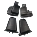 Seat Decorative Trim Cover Set Chrome Style for 2008-2021 Toyota Land Cruiser LC200, ABS Plastic
