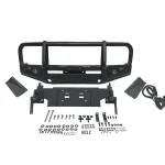 Off-Road Front Bumper Competition Bull Bar for Toyota Hilux Vigo, Revo, LC76, LC79, Matte Black Steel