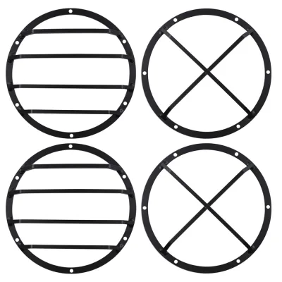 Front Headlight Guard Cover Protection Mesh Grille for 2007-2021 Toyota FJ Cruiser, Black Carbon Steel, 1 Pair Front Headlight Guard Cover Protection Mesh Grille for 2007-2021 Toyota FJ Cruiser, Black Carbon Steel, 1 Pair