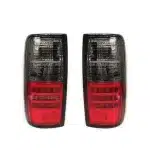 LED Tail Light Assembly Rear Brake Lamps Smoke Black Housing for 1991-1997 Toyota Land Cruiser LC80 FJ80 FZJ80 4500