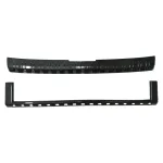 Front Grille Frame Trim Chrome Accent Strips for 2024 Toyota Land Cruiser LC250 Prado, ABS Matte Silver/Chrome Finish