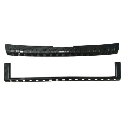 Front Grille Frame Trim Chrome Accent Strips for 2024 Toyota Land Cruiser LC250 Prado, ABS Matte Silver/Chrome Finish
