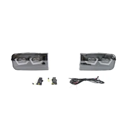 LED Fog Lights DRL Daytime Running Lights with Turn Signals for 2008-2011 Toyota Land Cruiser LC200, Pair LED Fog Lights DRL Daytime Running Lights with Turn Signals for 2008-2011 Toyota Land Cruiser LC200, Pair