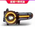 LED Projector Headlight Assembly with Sequential Turn Signal for 2007-2020 Toyota FJ Cruiser, DRL Headlamp Replacement