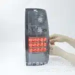 LED Tail Light Assembly for 1991-1997 Toyota Land Cruiser LC80 FJ80, Red/White Lens Brake Reverse Lamps, Pair