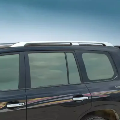 Aluminum Roof Rack Cross Bars for 2008-2023 Toyota Land Cruiser LC200 LC300, Black Luggage Rail Set Aluminum Roof Rack Cross Bars for 2008-2023 Toyota Land Cruiser LC200 LC300, Black Luggage Rail Set