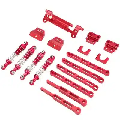 Metal Link Rod & Shock Absorber Bracket Upgrade Kit for MN82 LC79 MN82S MN82Pro 1/12 RC Crawler Metal Link Rod & Shock Absorber Bracket Upgrade Kit for MN82 LC79 MN82S MN82Pro 1/12 RC Crawler