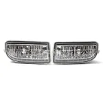 Front Bumper Fog Light Assembly for 1998-2006 Toyota Land Cruiser LC100 FJ100 4700, PC+PP Housing