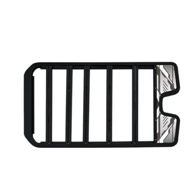 Aluminum Alloy Roof Rack Cargo Platform and Ladder for Toyota Prado Highlander Lexus LX570, No-Drill Installation Aluminum Alloy Roof Rack Cargo Platform and Ladder for Toyota Prado Highlander Lexus LX570, No-Drill Installation