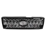 Front Upper Bumper Grille Replacement for 2003-2007 Toyota Land Cruiser LC100 4500 4700, ABS Plastic