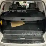 Retractable Rear Trunk Cargo Security Cover for 2002-2009 Toyota 4Runner, Leather/Canvas Private Security Shield