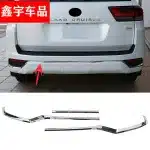 Front & Rear Bumper Chrome Trim Decoration Strips for 2022-2024 Toyota Land Cruiser LC300