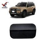 Fuel Tank Cap Cover Decorative Trim for 2024 Toyota Land Cruiser Prado LC250, ABS Exterior Accessories