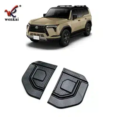 Front Fender Side Air Vent Decorative Trim Strip for 2024 Lexus GX550, Carbon Fiber Style ABS Protection Patch Front Fender Side Air Vent Decorative Trim Strip for 2024 Lexus GX550, Carbon Fiber Style ABS Protection Patch