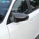 Horn Shape Rearview Mirror Cover Caps Carbon Fiber Style for 2013-2025 Lexus ES250 ES300h ES350