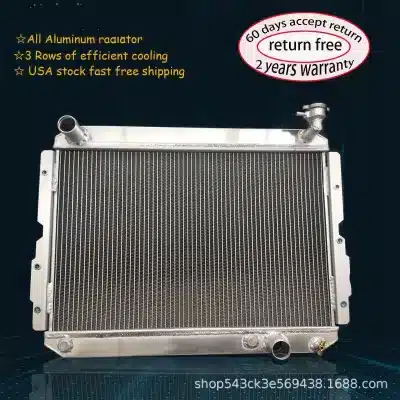 All-Aluminum Performance Radiator for Toyota Land Cruiser HJ60 HJ61 4.0L 2H 12H-T Turbo Diesel 1980-1990 All-Aluminum Performance Radiator for Toyota Land Cruiser HJ60 HJ61 4.0L 2H 12H-T Turbo Diesel 1980-1990