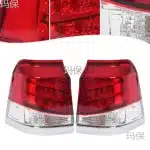 Rear LED Tail Light Assembly Lamp for 2012-2015 Lexus LX570, Red/Clear Lens Brake Light Replacement