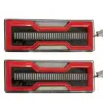 Rear Tail Light Assembly LED Brake Bumper Lamp Clear Lens for Toyota Land Cruiser FJ79 LC79 LC75 Pickup
