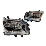 Headlight Lens Cover Replacement for 2010-2019 Lexus GX460, PC Material Clear Housing