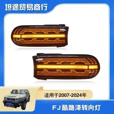 LED Front Turn Signal Corner Lights Replacement for 2007-2024 Toyota FJ Cruiser, Amber Indicator Lamps, ABS Housing LED Front Turn Signal Corner Lights Replacement for 2007-2024 Toyota FJ Cruiser, Amber Indicator Lamps, ABS Housing