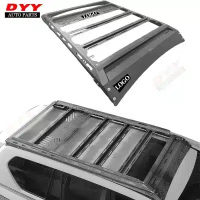 Heavy Duty Platform Roof Rack Cargo Carrier Fit for Toyota Land Cruiser LC100 FJ120 LC250 LC300 LC150 Series, Matte Black Heavy Duty Platform Roof Rack Cargo Carrier Fit for Toyota Land Cruiser LC100 FJ120 LC250 LC300 LC150 Series, Matte Black