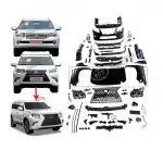 Facelift Body Kit Front Bumper & Grille Upgrade for 2010-2019 Lexus GX460 to 2020 Style