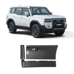 Passenger Side Glove Box Anti-Kick Plate Protector for 2024 Toyota Land Cruiser Prado LC250, Carbon Fiber Texture ABS Storage Box Trim