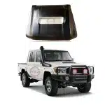 Engine Hood with Air Intake Vent for Toyota Land Cruiser LC79 LC70 LC76 LC78 1984-2023, Black PP Material
