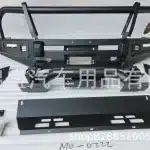 Front Bumper Cover Matte Black Replacement for 2003-2009 Toyota Land Cruiser Prado FJ120 Series