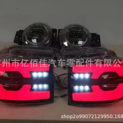 Sequential LED Tail Lights Assembly for 2007-2020 Toyota FJ Cruiser, Rear Brake Reverse Sequential Turn Signal Lamps Sequential LED Tail Lights Assembly for 2007-2020 Toyota FJ Cruiser, Rear Brake Reverse Sequential Turn Signal Lamps