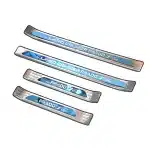 Stainless Steel Outer Door Sill Protector Scuff Plate Set for 2024 Toyota Land Cruiser 250 LC250 FJ250, Silver 4PCS