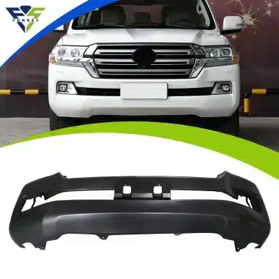 Front Bumper Cover Fascia Replacement for Toyota Land Cruiser LC200 2008-2021, Unpainted Raw Finish Front Bumper Cover Fascia Replacement for Toyota Land Cruiser LC200 2008-2021, Unpainted Raw Finish