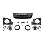 Retro Front Body Kit Conversion with LED Headlights and Grille for 2003-2009 Toyota Prado FJ120 GRJ120