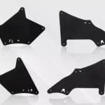 Front Inner Fender Apron Seal Mud Guard for Toyota 4Runner FJ Cruiser Lexus GX460 GX470, Replaces 53885-35020 53886-35020