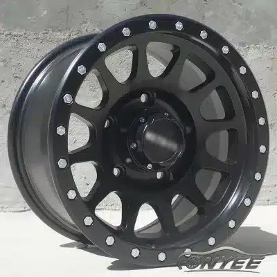 15×8 Off-Road Alloy Wheel Rim 5×150 ET0 Matte Black with Silver Rivets for Toyota Land Cruiser Lexus LX570 15×8 Off-Road Alloy Wheel Rim 5×150 ET0 Matte Black with Silver Rivets for Toyota Land Cruiser Lexus LX570