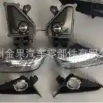 Front Fog Light Kit with Bezels and Wiring Harness for 2014-2019 Lexus GX460