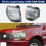 Front Corner Turn Signal Light Lamp Assembly for Toyota Land Cruiser 80 Series FJ80 FZJ80 1990-1997, Driver and Passenger Side