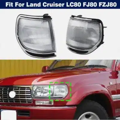 Front Corner Turn Signal Light Lamp Assembly for Toyota Land Cruiser 80 Series FJ80 FZJ80 1990-1997, Driver and Passenger Side Front Corner Turn Signal Light Lamp Assembly for Toyota Land Cruiser 80 Series FJ80 FZJ80 1990-1997, Driver and Passenger Side