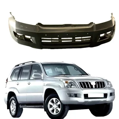 Front Bumper Cover Fascia Replacement for Toyota Land Cruiser Prado FJ120 FJ150 2003-2023, ABS Plastic Front Bumper Cover Fascia Replacement for Toyota Land Cruiser Prado FJ120 FJ150 2003-2023, ABS Plastic